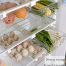 Organizador de Geladeira com Gaveta Deslizante — Frutas e Alimentos Frescos