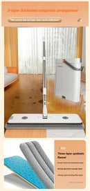 Mop Giratório 360° com Balde — Limpeza Profissional para sua Casa