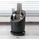 Porta-Utensílios com Escorredor — Organização Elegante para sua Mesa