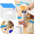 Bomba de Vácuo USB Recarregável — Conserve Alimentos por Muito Mais Tempo