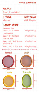 Potes de Silicone Herméticos — Conserve Frutas e Legumes por Mais Tempo
