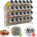 Organizador de Temperos 4 Andares — Aço Carbono com Acabamento Premium